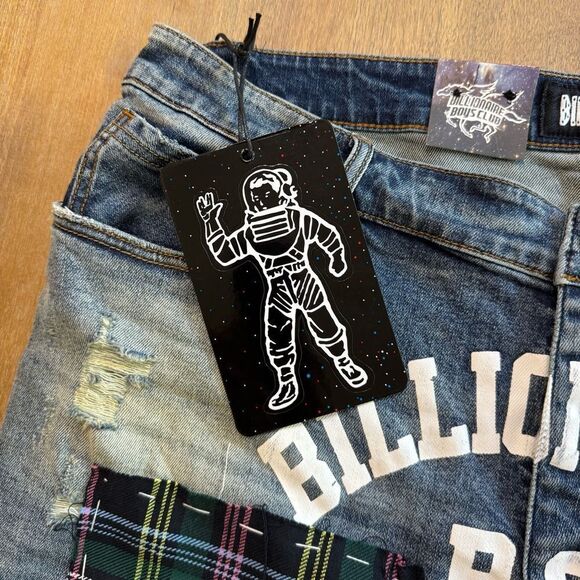New Billionaire Boys Club 42x33 Slim BB Clubhouse Stretch Button‎ Fly Jeans - Picture 8 of 15